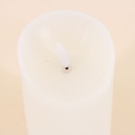 Bougie led cire ivoire flamme vacillante 7,5cm | Hashtag Déco