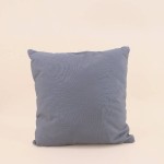 Coussin velours jacquard géométrique bleu 40x40cm | Hashtag Déco