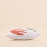 Coussin lin déperlant fleurs coloré 40x40cm | Hashtag Déco