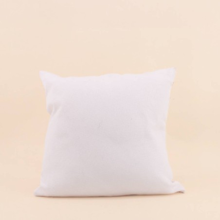 Coussin lin déperlant fleurs coloré 40x40cm | Hashtag Déco