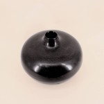 Vase design métal noir 27x24cm | Hashtag Déco