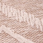 Tapis descente de lit en coton beige 110x60cm | Hashtag Déco