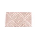 Tapis descente de lit en coton beige 110x60cm | Hashtag Déco